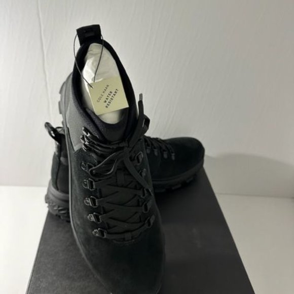 Cole Haan Men\'s 5.ZERØGRAND Water Resistant Hiker Black size 11 New in Box